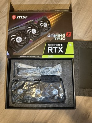 MSI GeForce RTX 3090 Gaming X Trio 24GB GDDR6X RGB Multi-Monitor