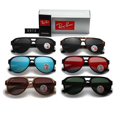 Unisex Ray-Ban RB8972 Sunglasses Multicolor Frame Multicolor Polarized Lens 58mm