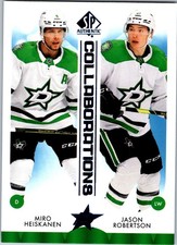 2023-24 Sp Authentic - Collaborations Miro Heiskanen, Jason Robertson #C-14