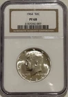 1964 Proof Kennedy Silver Half Dollar NGC PF68