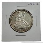 Terrific 1856 O New Orleans Seated Liberty Fine Silver 50C Half Dollar Coin