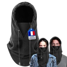 inedit Cagoule Polaire Hiver Multifonction - Bonnet Echarpe Cache Cou Thermiq...
