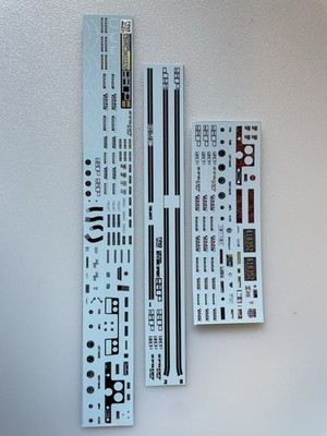 1973 GMC Sprint SP (Black) 1/25 Waterslide Decals