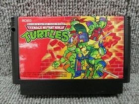 KONAMI Teenage Mutant Ninja Turtles Famicom Game Japanese Ver.