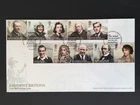 GB 2009 EMINENT BRITONS FIRST DAY COVER BACUP LANCASHIRE PMK