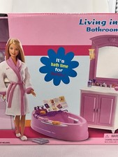 Las mejores ofertas en Casas de muñecas Barbie y muebles de baño