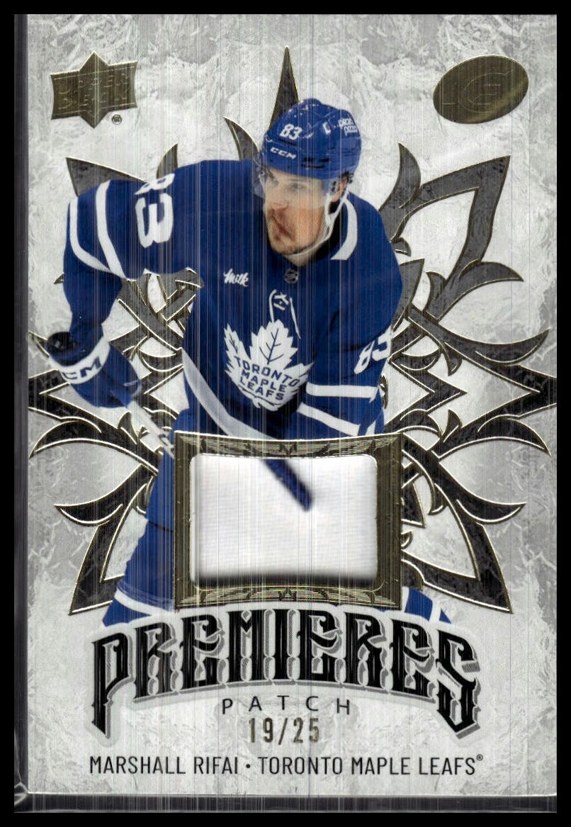 2024-25 Upper Deck Ice #IPP-33 Marshall Rifai Ice Premieres Patch #/25