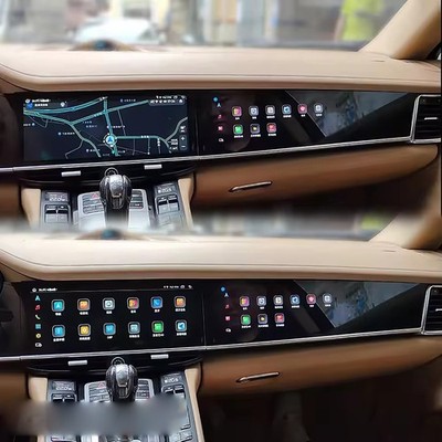 12.3'' Dual Screen Navigation Car Gps Stereo Radio For Porsche Panamera 2010~2016