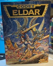 Games Workshop Warhammer 40k 2nd Edition 1994 Eldar Codex Book Uncut