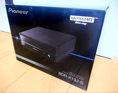 Near Mint - Pioneer BDR-X13J-S External Blu-ray Disc Drive BDXL Recorder