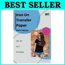 Inkjet Transfer Paper for Black T-Shirts - 50 Pack