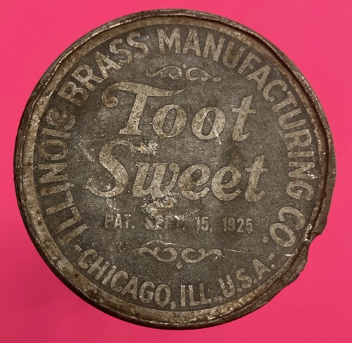 Vintage Illinois Brass Mfg. Co. TOOT SWEET Auto Exhaust Noisemaker