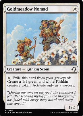 #ad Goldmeadow Nomad 18 Lorwyn Eclipsed Magic the Gathering $1.59
