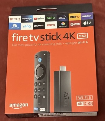 Amazon Fire TV Stick 4K Max Media Streamer with Alexa Voice