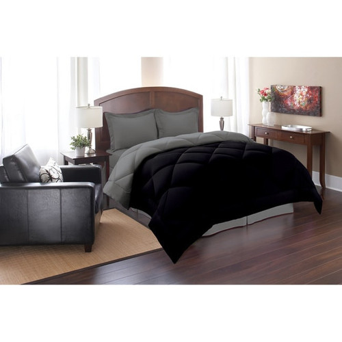3 Piece All-season Down-Alternative Reversible Comforter Set