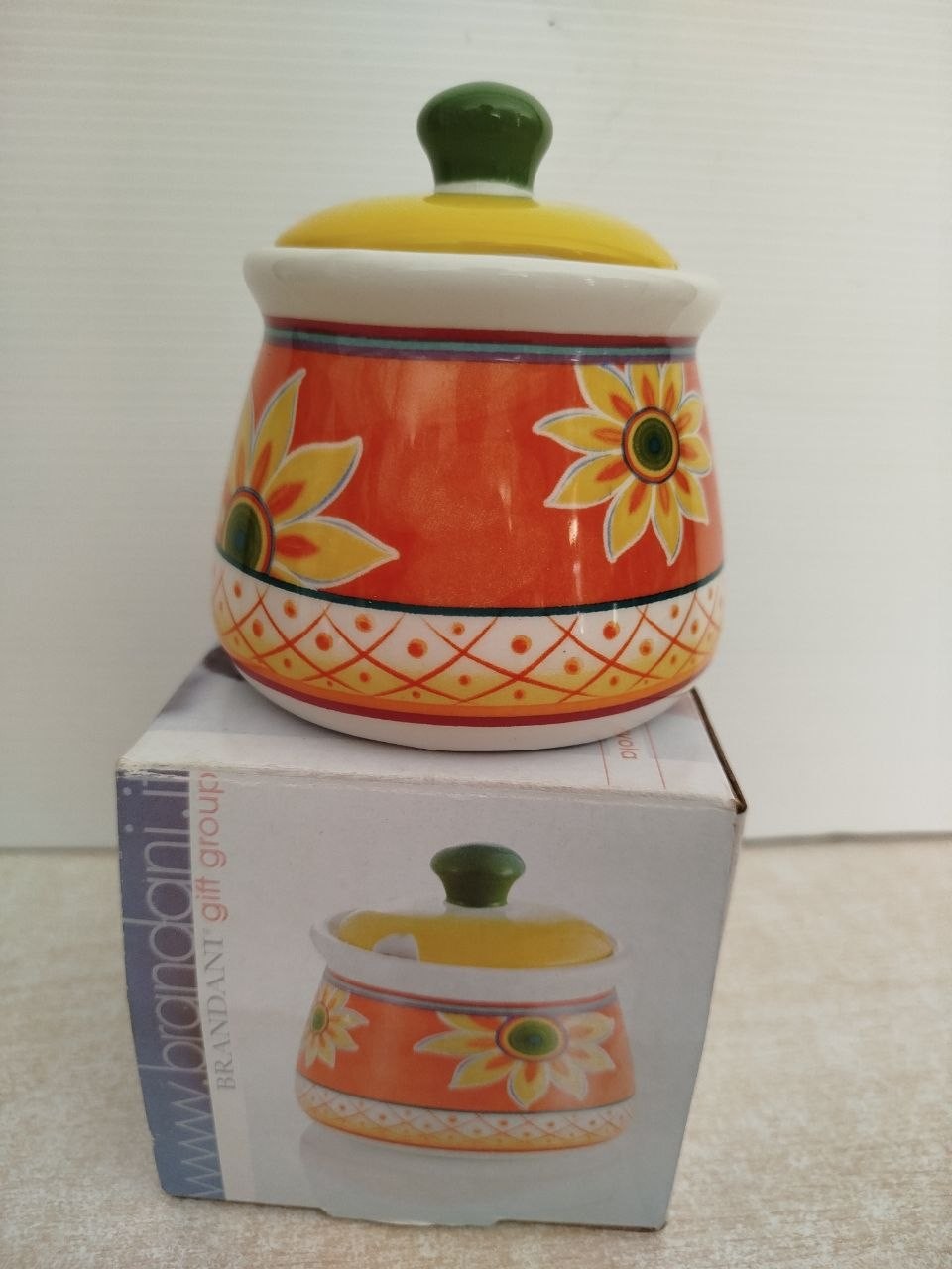 Brandani Servizio Tazze da Caffè Zuccheriera Ironstone Serie Girasoli — foto 5