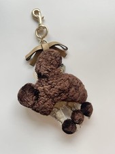 Gucci Gucciori Poodle Bag Charm Reversible PVC  Faux Fur Used