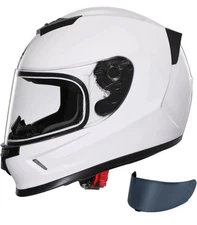 TRIANGLE Kids Motorcycle Helmets Youth Full Face Helmet Lightweight with 2 Visor