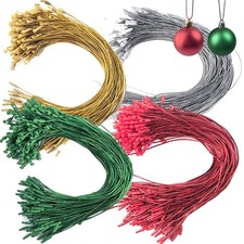 Best 604PCS 8inch Christmas Ornament Hooks Hangers with Snap String for Tree