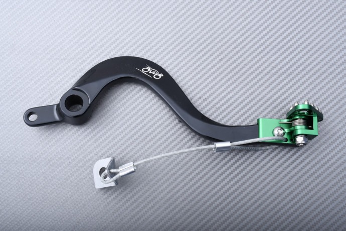 Pédale de frein arrière Strongbrake KX250F en aluminium forgé ultra robuste
