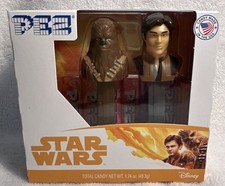 PEZ Star Wars Han Solo  Chewbacca Box Set Of 2 Disney Lucasfilm 2018