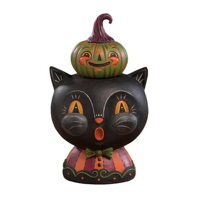 Johanna Parker Halloween Black Jack & Kinny Green Stack Jar JP3026