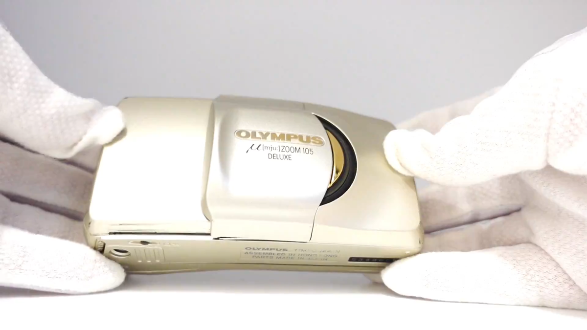 Excellent] Olympus Mju Zoom 105 Deluxe 35mm Point & Shoot Film