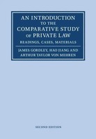 James Gordley (U. A.) | An Introduction To The Comparative Study Of Private Law