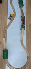 Brio Wooden Train Set Bundle, With Magnetic Crane And Boulders With Tunnels.