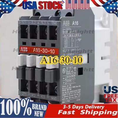 NEW IN BOX A16-30-10 Contactor 24V、110V50Hz/110-120V60Hz、380-415V Fast Shipping