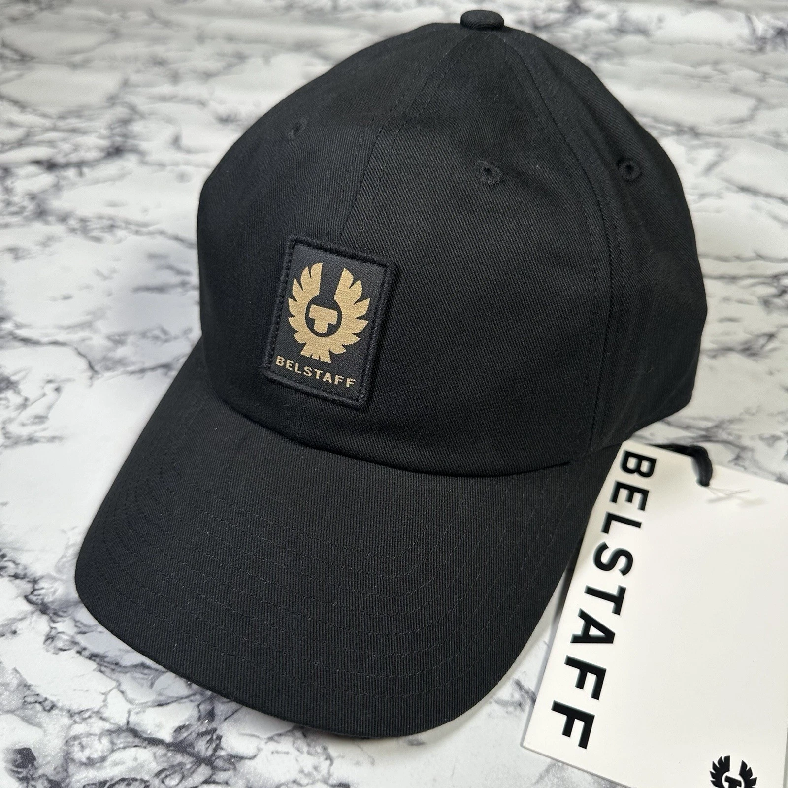 BELSTAFF Mens Black Cotton Phoenix Logo Baseball Cap BNWT Authentic
Opens in a new window or tab