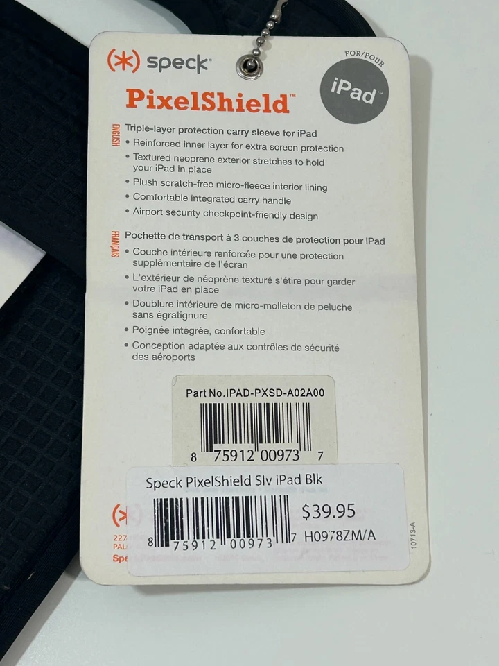 Speck - Estuche de Transporte PixelShield (Funda) iPad Nuevo Foto 3 de 4