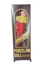 VTG Antique Style Porcelain Doll Handcrafted Collectible Taiwan 1980s 9.5 in