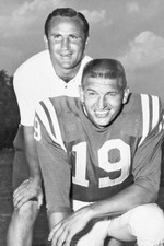 Johnny Unitas und Don Shula Football Baltimore Colts 4x6 Foto