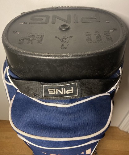 Ping Voyage Golf Bag Stand Carry Dual Strap Team Blue 4 Way Divider 5 Pkt - Picture 17 of 18