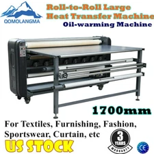 US 1700mm Roll to Roll Large Format Heat Press Machine 1720P Oil-warming Machine