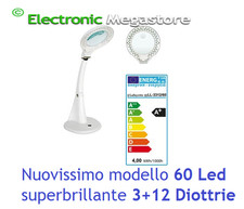 LL-3312/60 LAMPADA DA LABORATORIO A 60 LED CON LENTE D'INGRANDIMENTO
