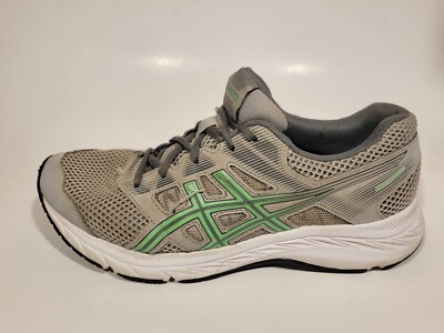 Asics Gel-Contend Running Shoes Girls Youth Womens M Sneakers Gray  Green