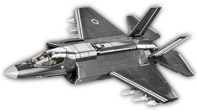 COBI Armed Forces F-35 B Lightning II  Jet Plane, Silver