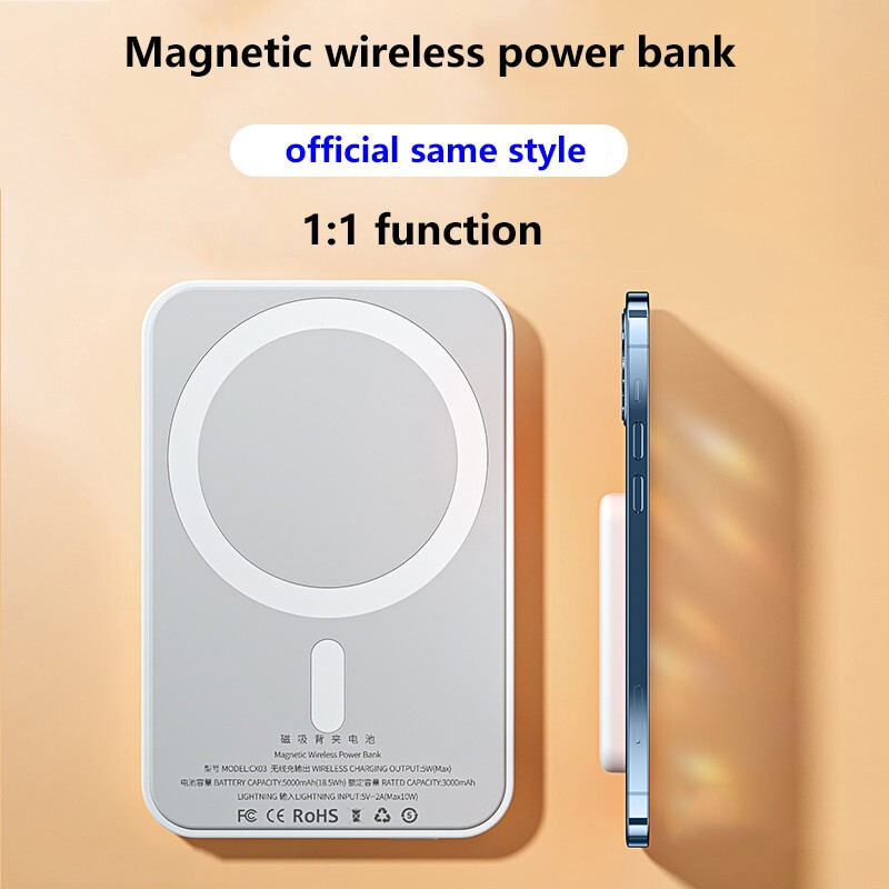 Magnetic Wireless Power Bank For iphone-image