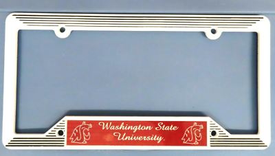 Washington State Plastic License Plate
