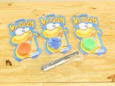 2008 Original Mr. Fuzzy Magic Trick Fuzzy Worm Lot of 3 Make Them Come Alive 
