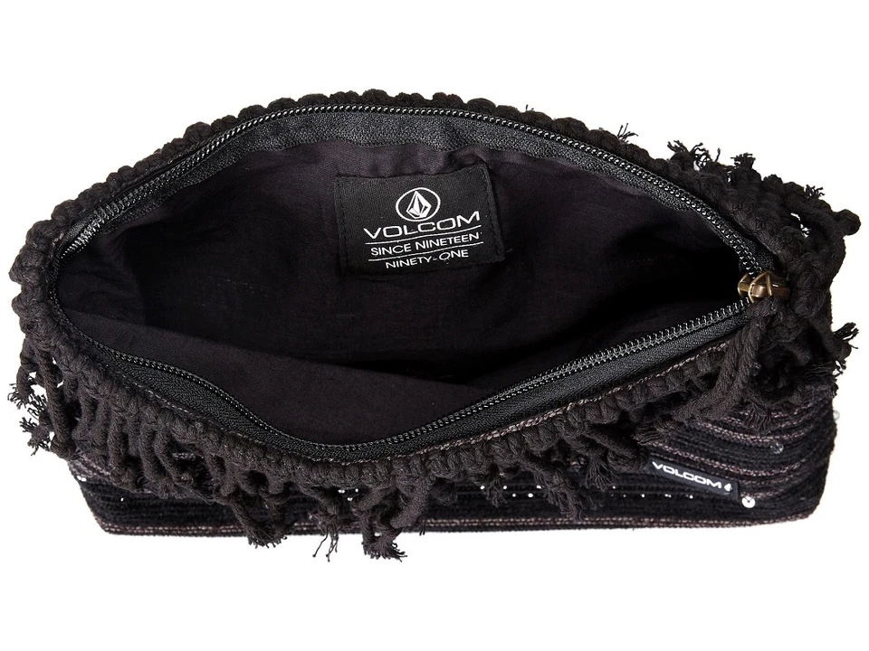 NUEVO CON ETIQUETAS BOLSA VOLCOM ROAD TRIPPER NEGRA o BOLSA NOCTURNA #589 Foto 2 de 4