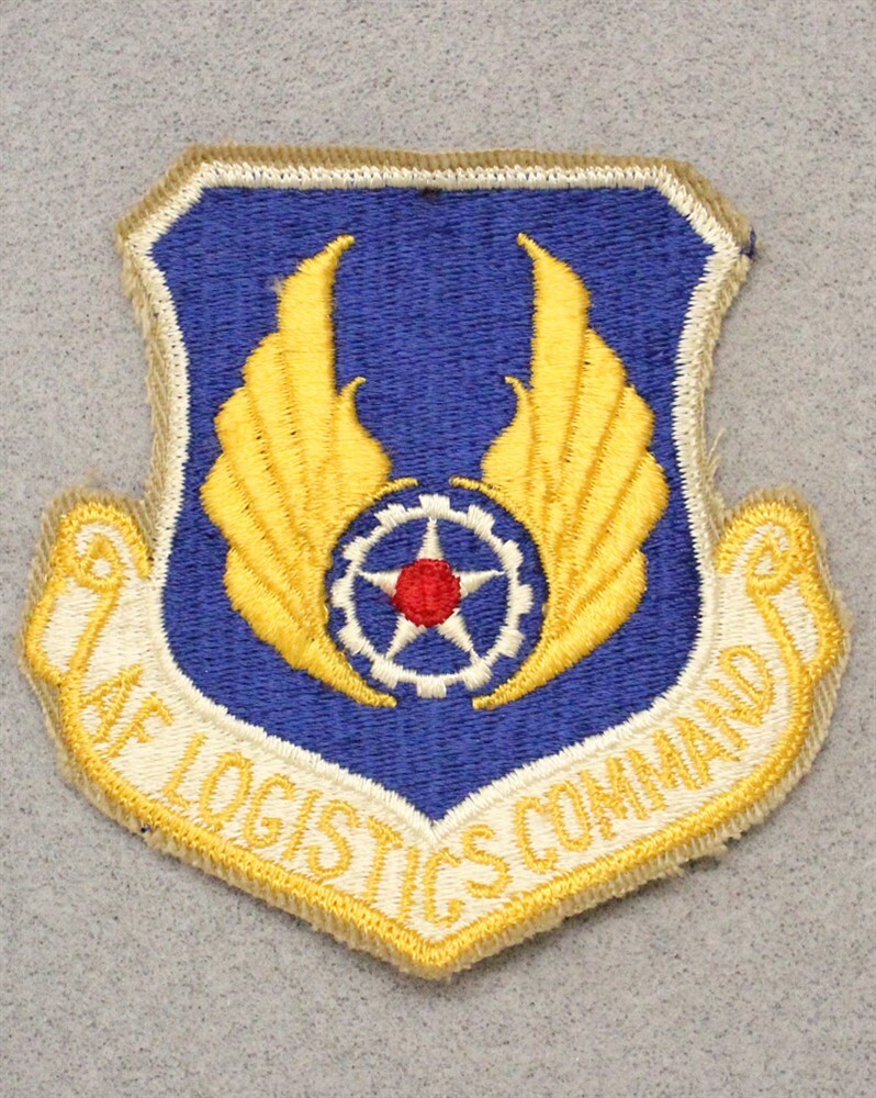 USAF Air Force Patch 108: AF Logistics Command, yellow motto
