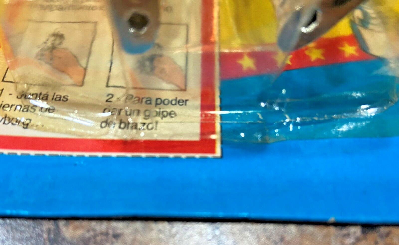 Vintage 1989 Kenner Super Powers Pacipa Cyborg-Rare w/ Protective Plastic Case