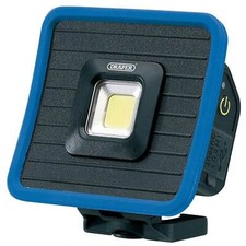 Draper COB LED Rechargeable Mini Flood Light and Power Bank