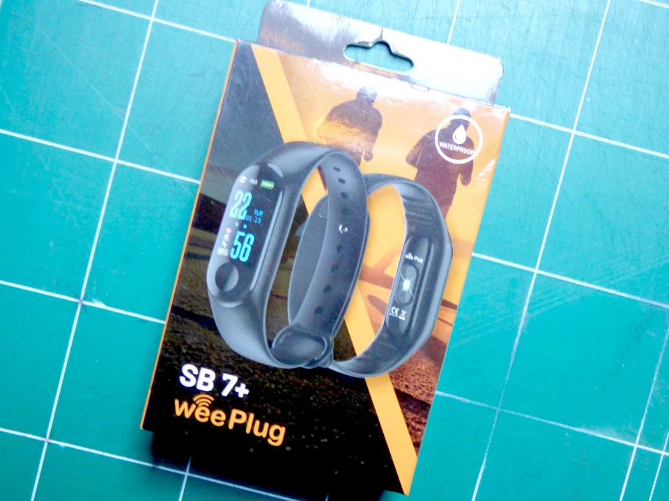 Storex WeePlug SB7+ Montre Connectée Multifonction Podomètre Calories Coeur etc - Imagen 2 de 4