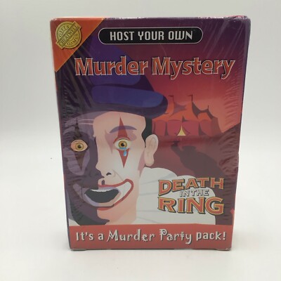 Host Your Own Murder Mystery Death In The Ring Y2K 2004 CHEATWELL VTG Party Pack