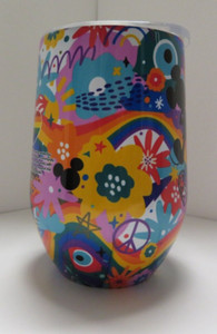 Disney Pride 2024 Stainless Steel Tumbler w/ Plastic Lid LIMITED EDITION 14.2 OZ