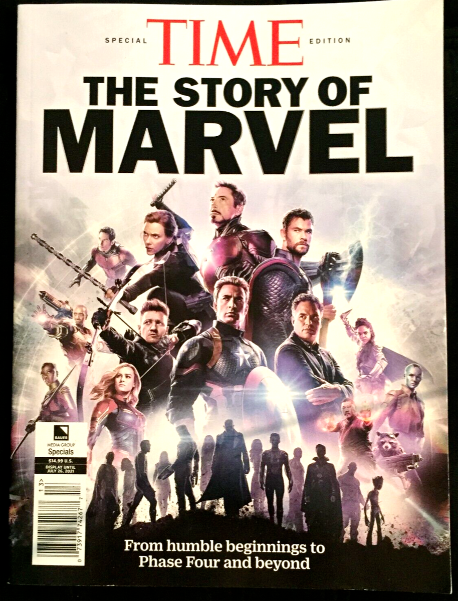 マーベルストーリータイム英語 Time magazine The Story of Marvel special edition 96 pages July 26